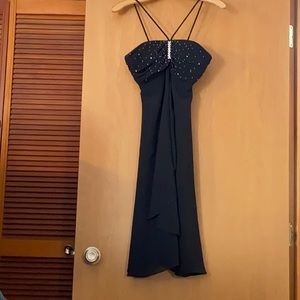 Sally U.S.A. Black Prom or holiday party dress. SM